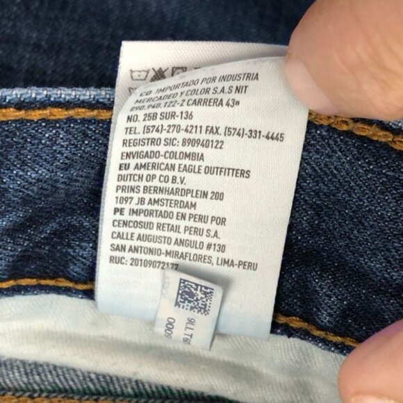 American Eagle Mens Jeans Size 33x30 Orignal Bootcut Classic Blue Denim Casual - Picture 10 of 16